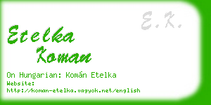 etelka koman business card